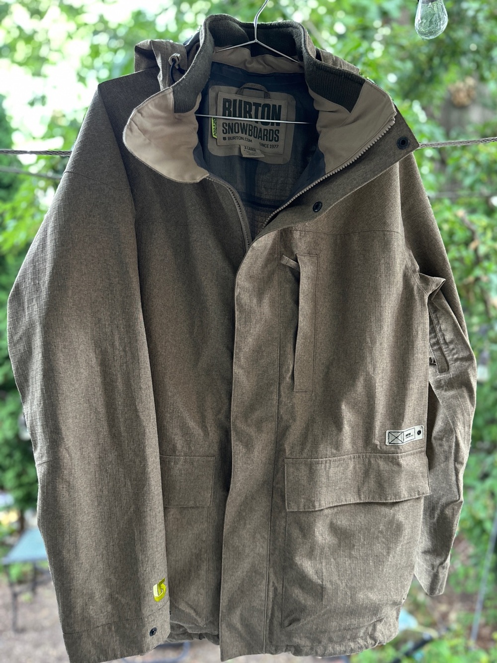 Burton Men's Brown Snowboard Jacket - Waterproof Coat